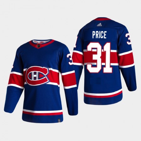 Dresovi Montreal Canadiens Carey Price 31 2020-21 Reverse Retro Authentic - Muške